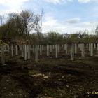 Свайный ЖБ фундамент под дом из бруса