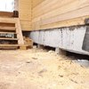 Фундамент на забивных ж/б сваях с бетонным ростверком  для дома из бруса в Твери от компании 35FS