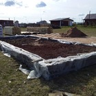 Фундамент на забивных ж/б сваях с бетонным ростверком для дома из газоблока в деревне Лудорвай, Удмуртия от компании 35FS