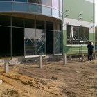 Фундамент на ж/б сваях входной группы ТЦ в Воронеже от компании 35FS