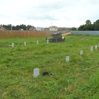 Фундамент на забивных ж/б сваях для бани из бруса с верандой в деревне Введеньё Ярославской области от компании 35FS