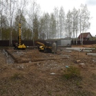 Фундамент на забивных ж/б сваях для дома из газобетона в городе Ярославль от компании 35FS