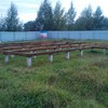 Фундамент на забивных ж/б сваях для дома из бруса в деревне Бекренёво Ярославской области от компании 35FS