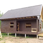 Фундамент для дома из бруса на забивных ж/б сваях в деревне Борцино Тверской области от компании 35FS