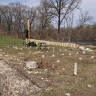 Фундамент на забивных ж/б сваях для двухэтажного бревенчатого сруба в селе Вербилово Липецкой области от компании 35FS