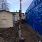 Фундамент под крыльцо и гараж в СНТ Дружба