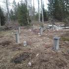 Свайное поле в КП "Стеклянный ручей"