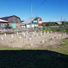 Фундамент на забивных ж/б сваях для дома из бруса с террасой в селе Зоркальцево Томской области от компании 35FS