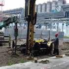 Фундамент на забивных ж/б сваях для устройства шпунтового ограждения из стальной трубы на производственной площадке в городе Томске от компании 35FS