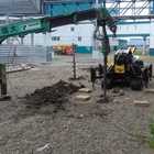 Фундамент на забивных ж/б сваях для устройства шпунтового ограждения из стальной трубы на производственной площадке в городе Томске от компании 35FS