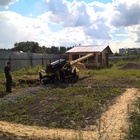 Фундамент на забивных ж/б сваях для дома из бревна в Чурилово, Челябинск от компании 35FS