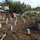 Фундамент на забивных ж/б сваях для каркасного дома в Челябинске на ул. Линейная от компании 35FS