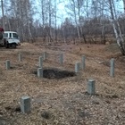 Фундамент на забивных ж/б сваях для каркасного дома в СНТ Железнодорожный, Челябинск от компании 35FS