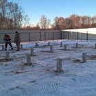 Фундамент на забивных ж/б сваях для каркасного дома в СНТ Зеленый мыс, Челябинск от компании 35FS